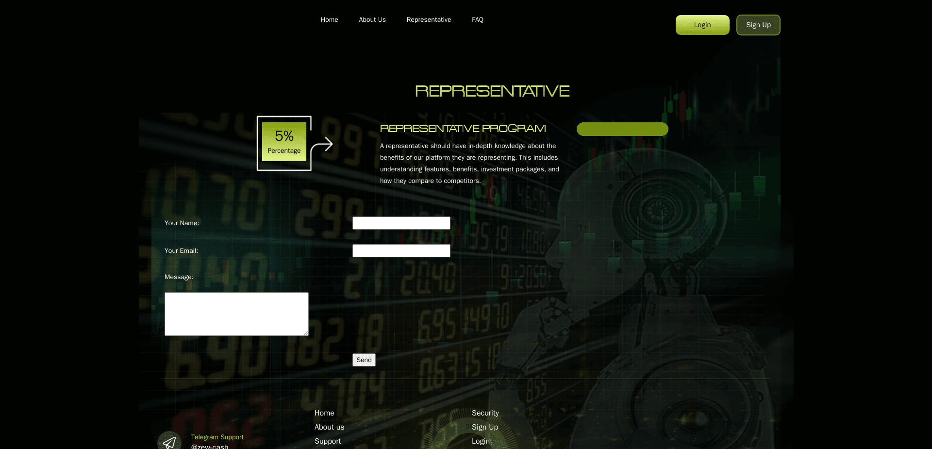 Screenshot for zew-cash.sbs - 3