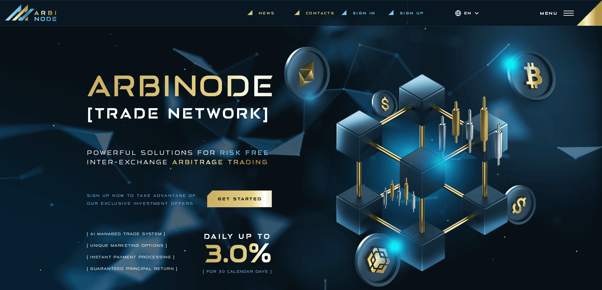 Screenshot for arbinode.com - 0