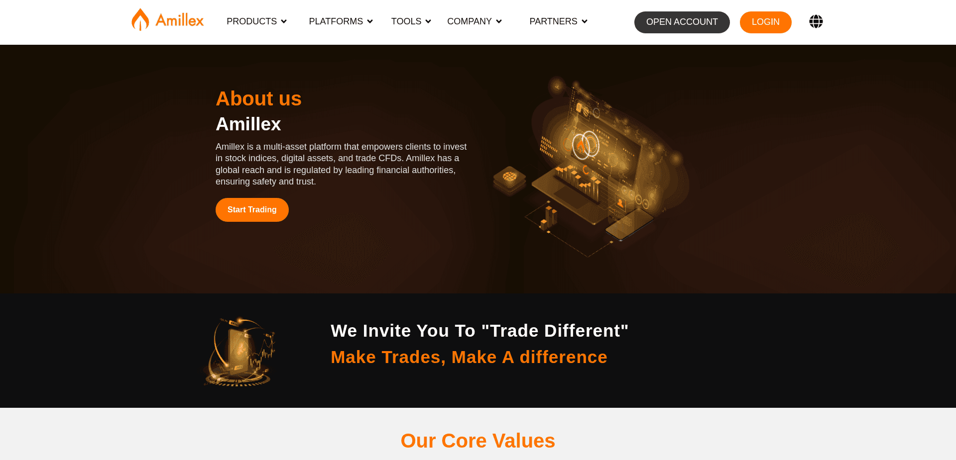 Screenshot for amillex.com - 2