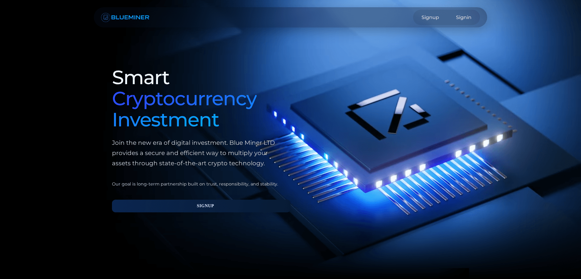 Screenshot for blueminer.top - 0