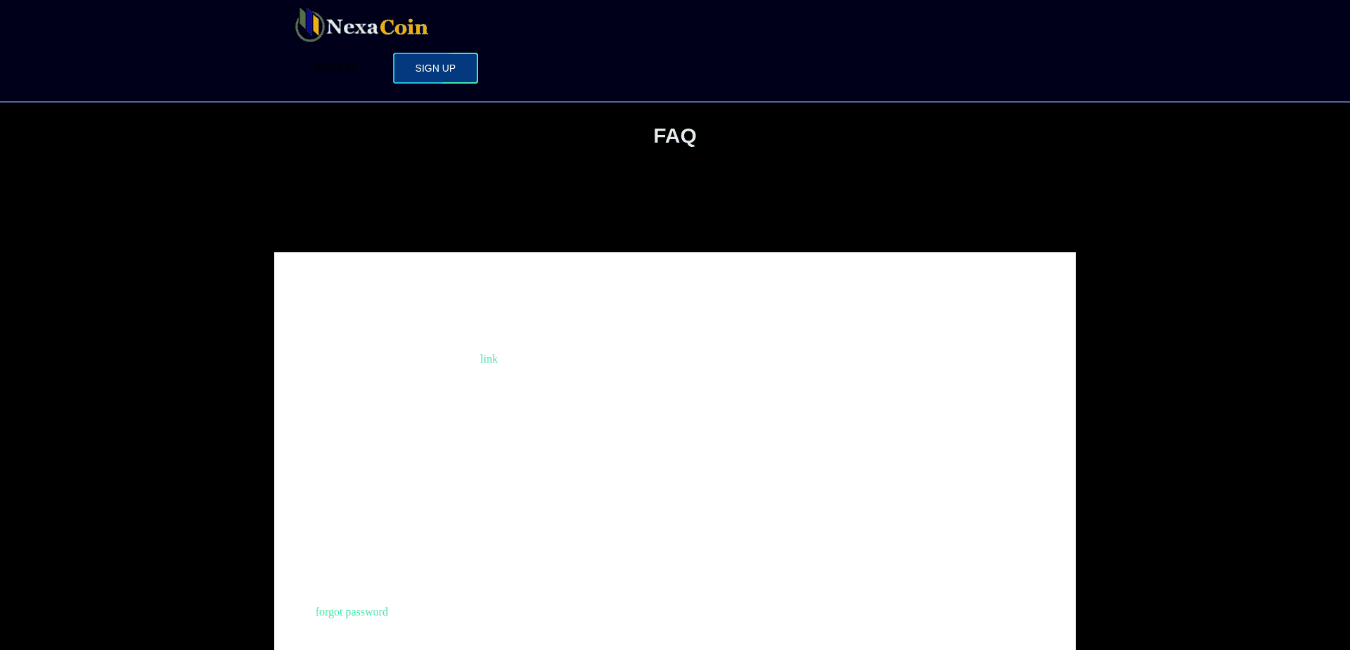 Screenshot for nexacoin.net - 0