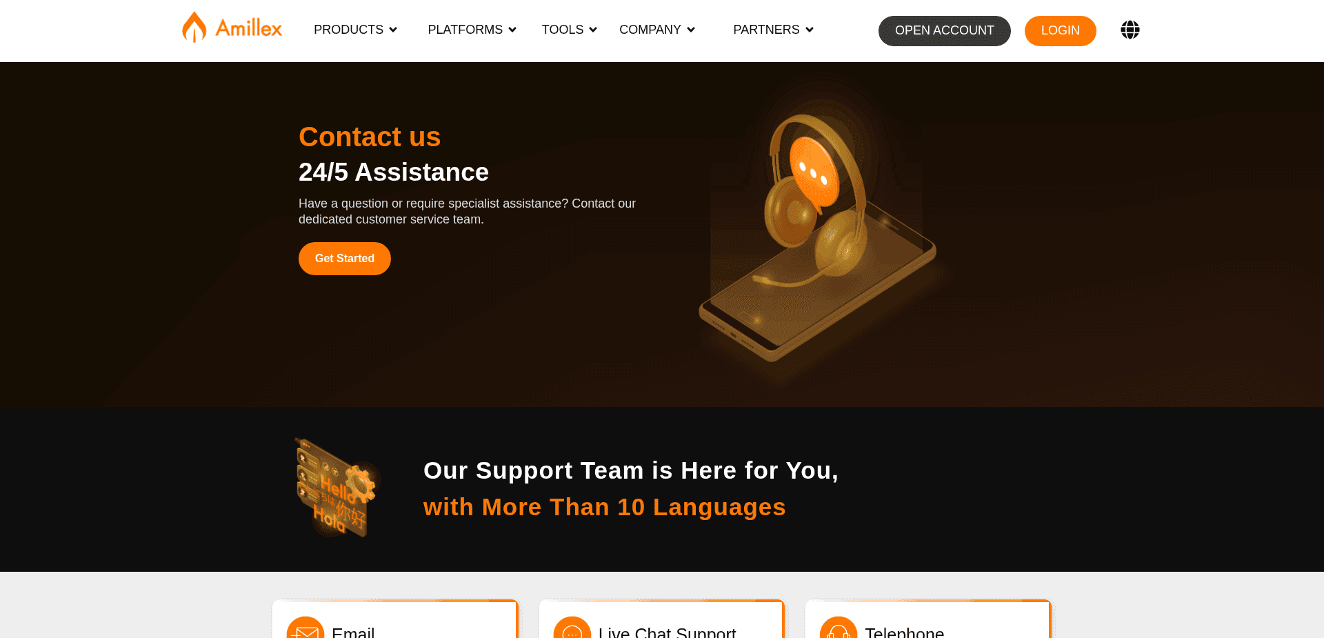 Screenshot for amillex.com - 1