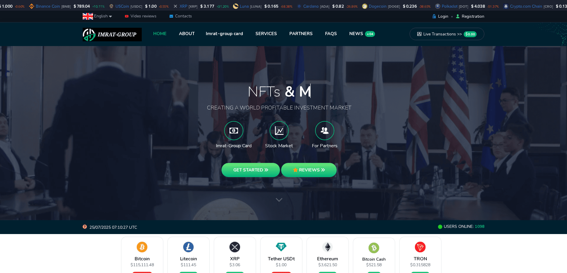 Screenshot for imrat-group.com - 0