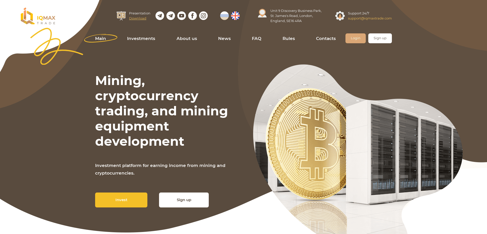 Screenshot for iqmaxtrade.com - 1