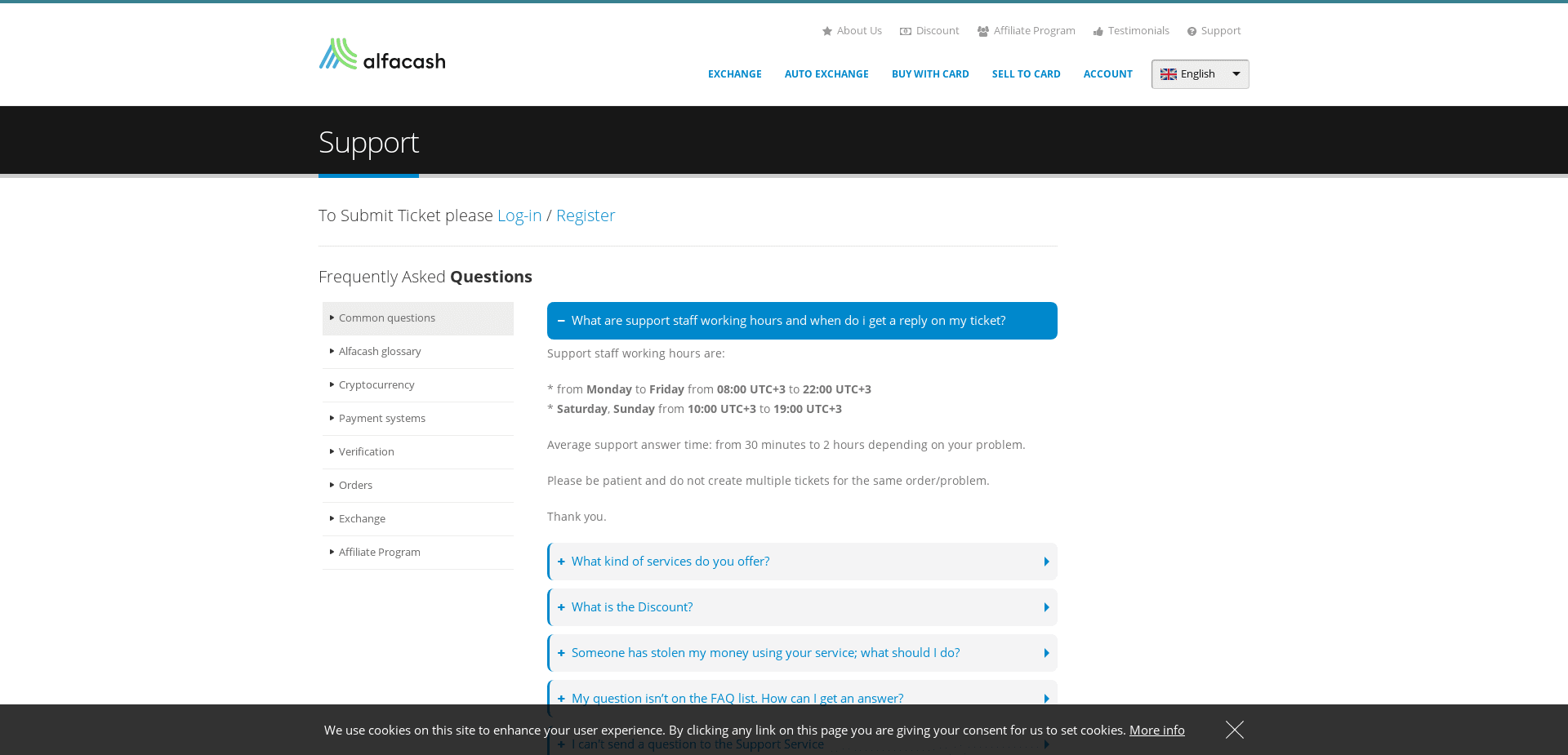 Screenshot for alfa.cash - 2