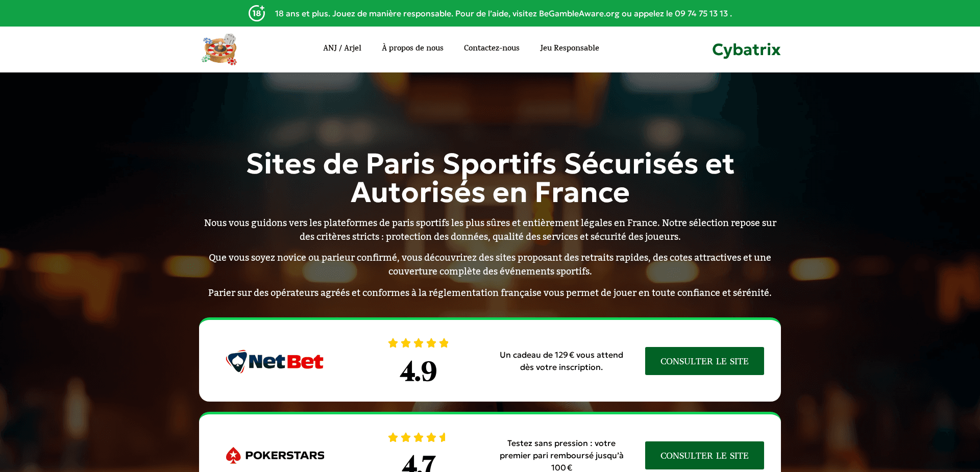 Screenshot for cybatrix.com - 1