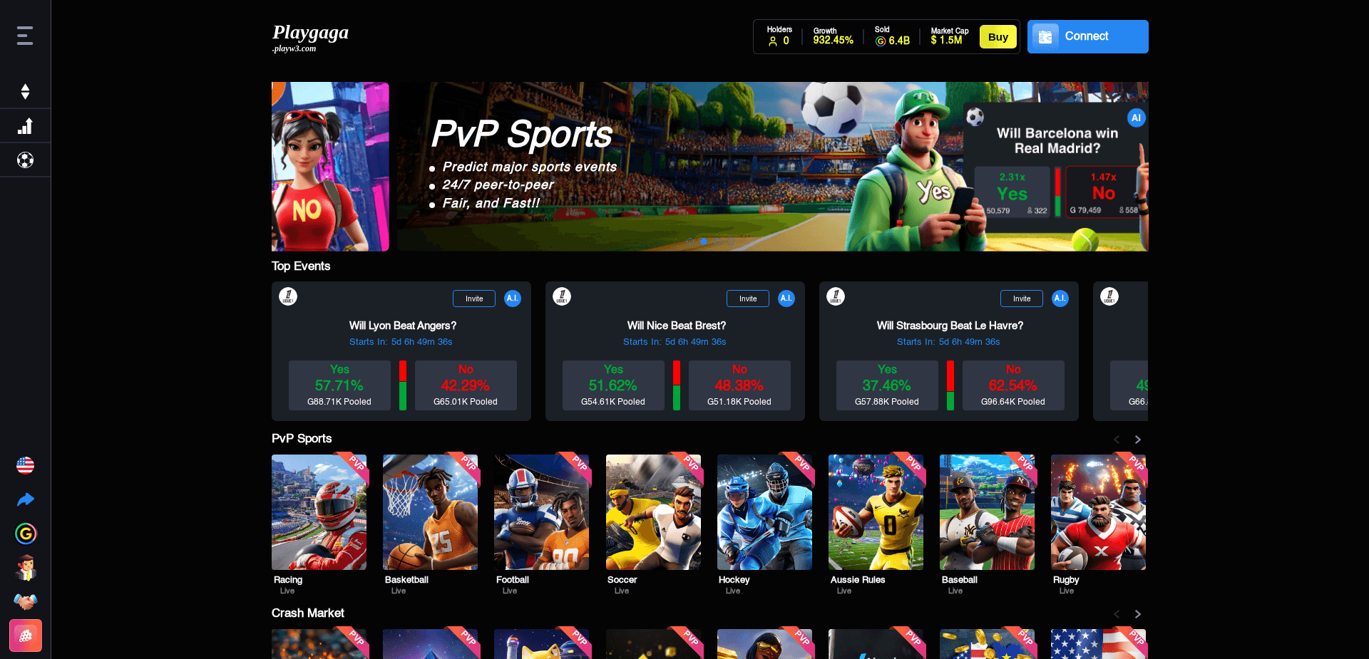 Screenshot for playgaga.playw3.com - 1