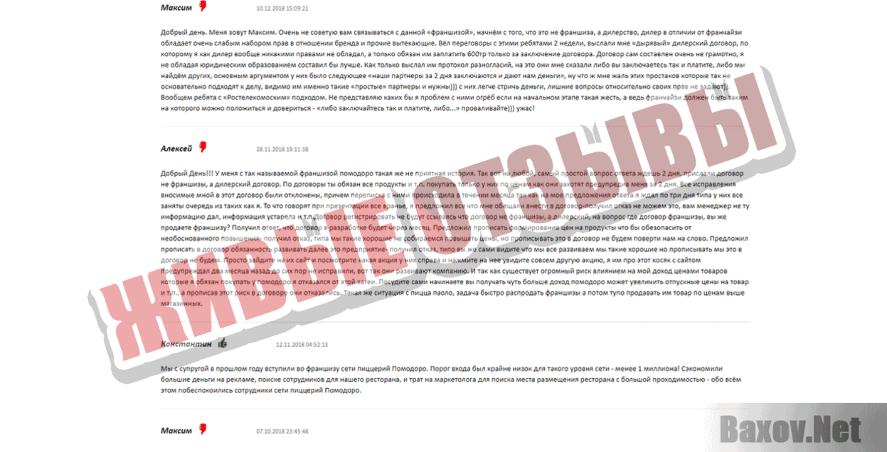 Инвестиции Pomodoro ROAL Живые отзывы