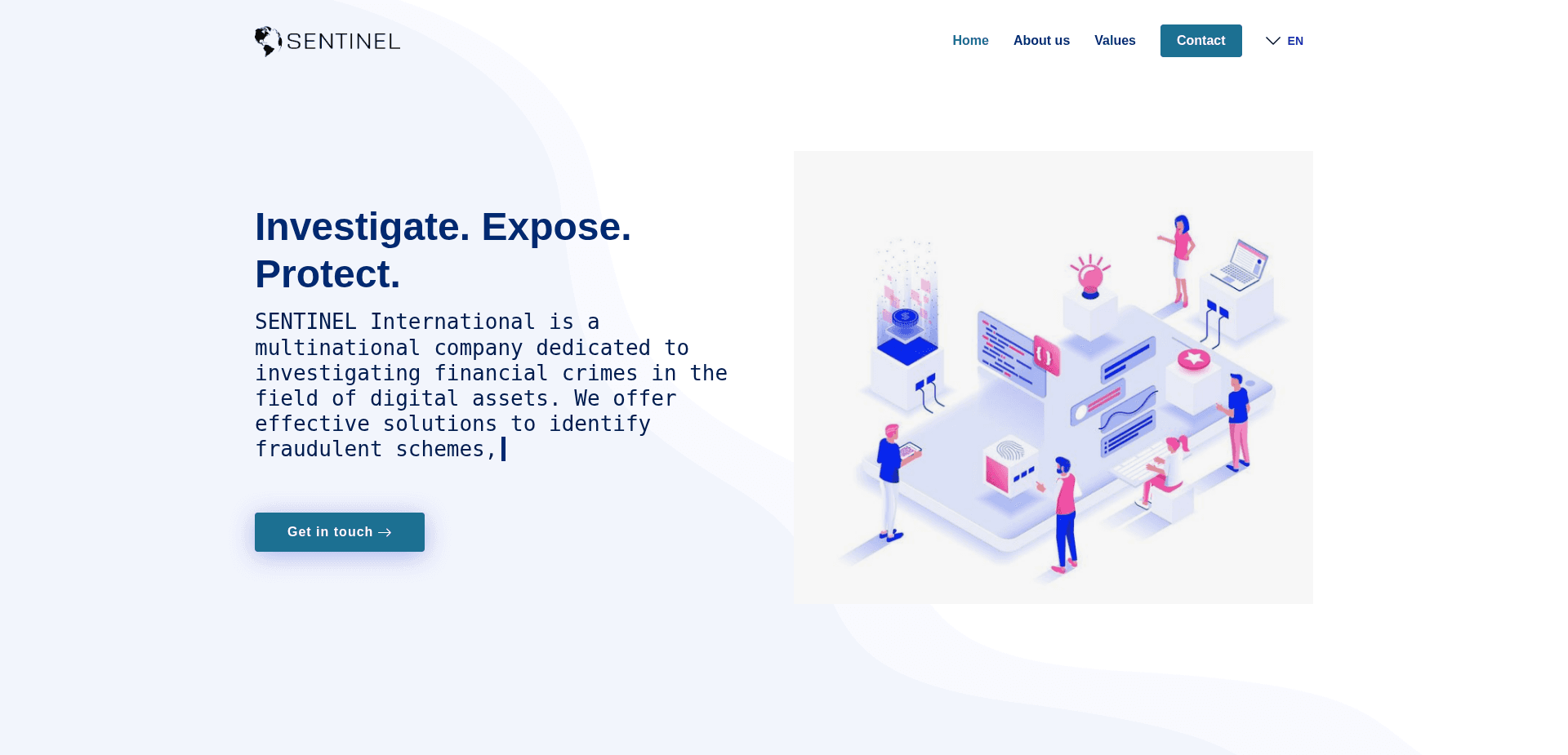 Screenshot for inter-sentinel.com - 1