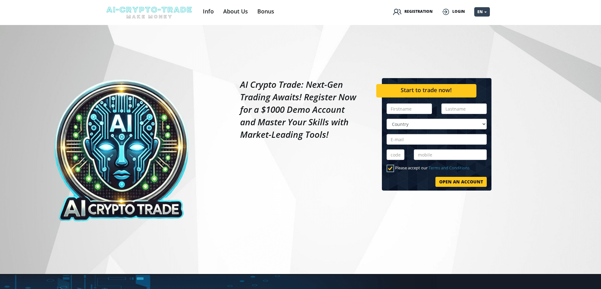 Screenshot for ai-crypto-trade.org - 1