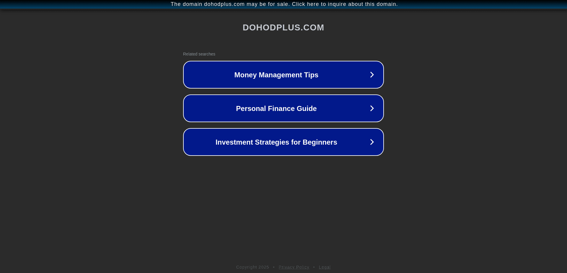 Screenshot for dohodplus.com - 0