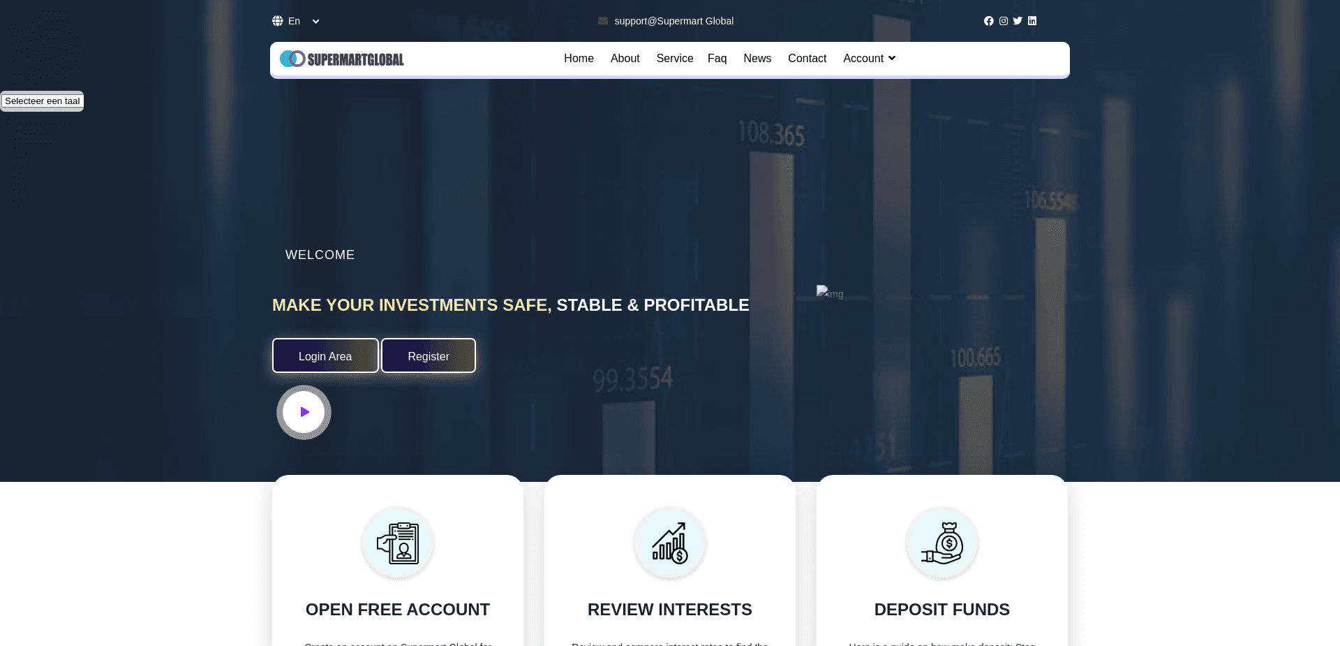 Screenshot for supermartglobal.com - 2