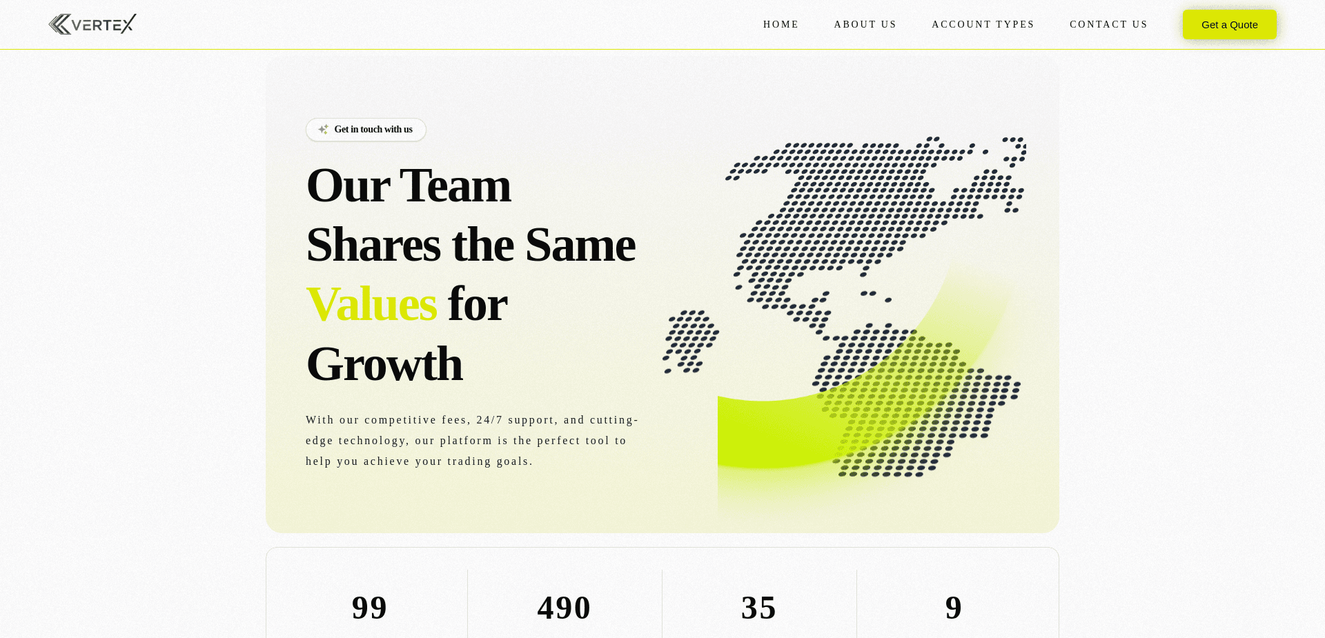 Screenshot for vertexinternational-limited.com - 0