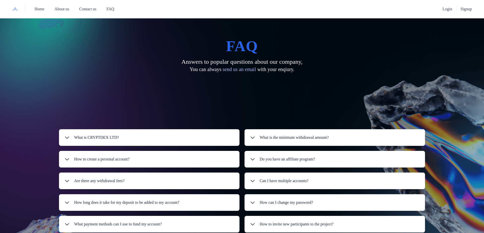 Screenshot for cryptdex.store - 1