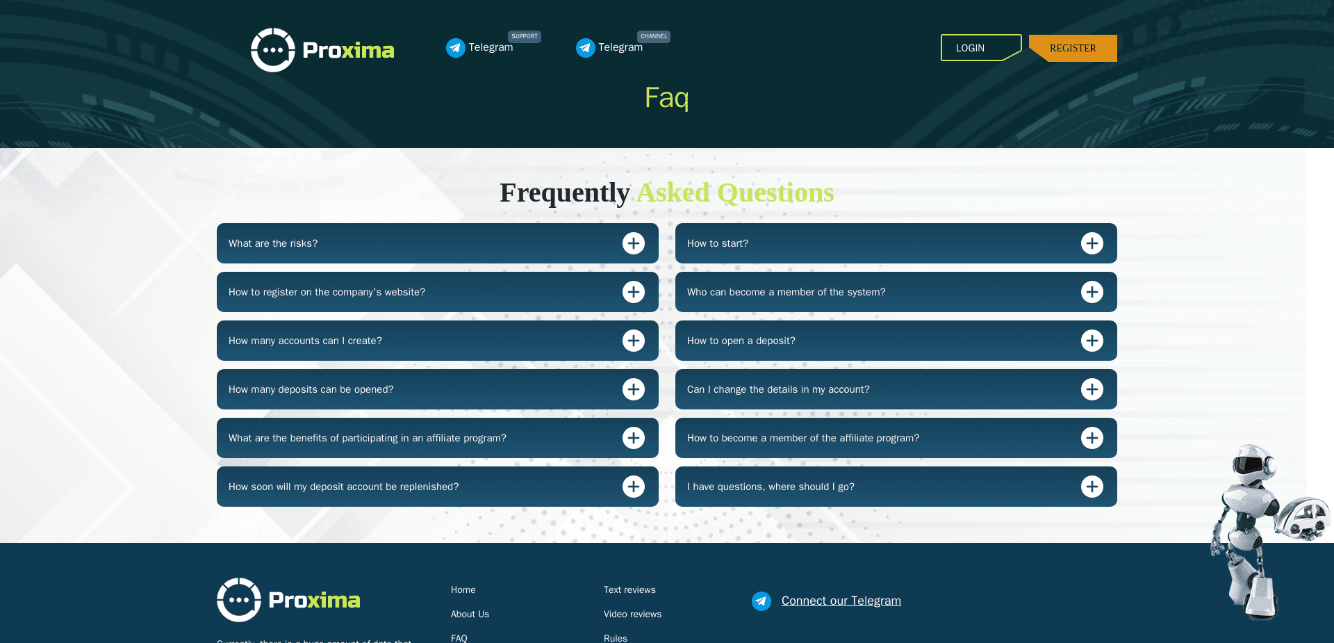 Screenshot for proxima.gay - 1