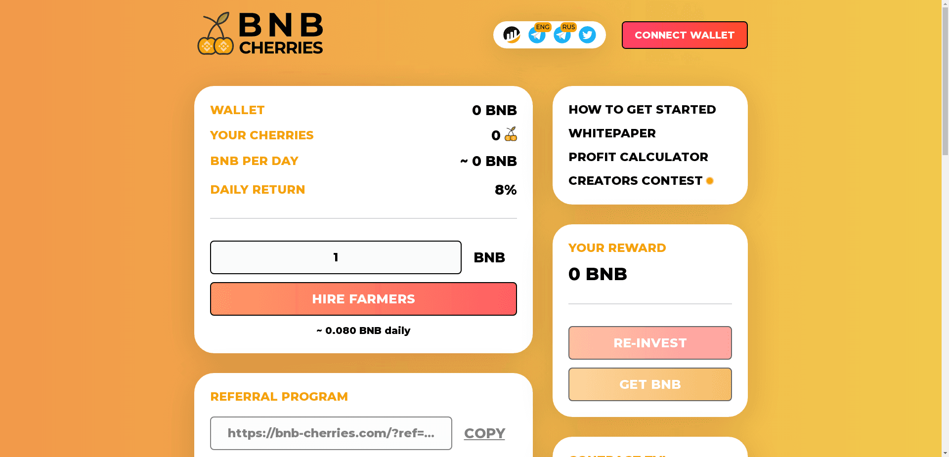 Bnb Cherries Miner отзывы и обзор. Развод, лохотрон или правда. Только честные и правдивые отзывы.