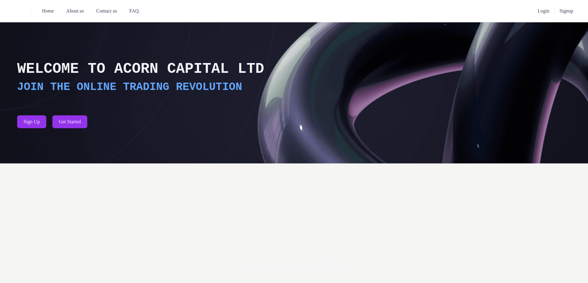 Screenshot for acorncapital.online - 0