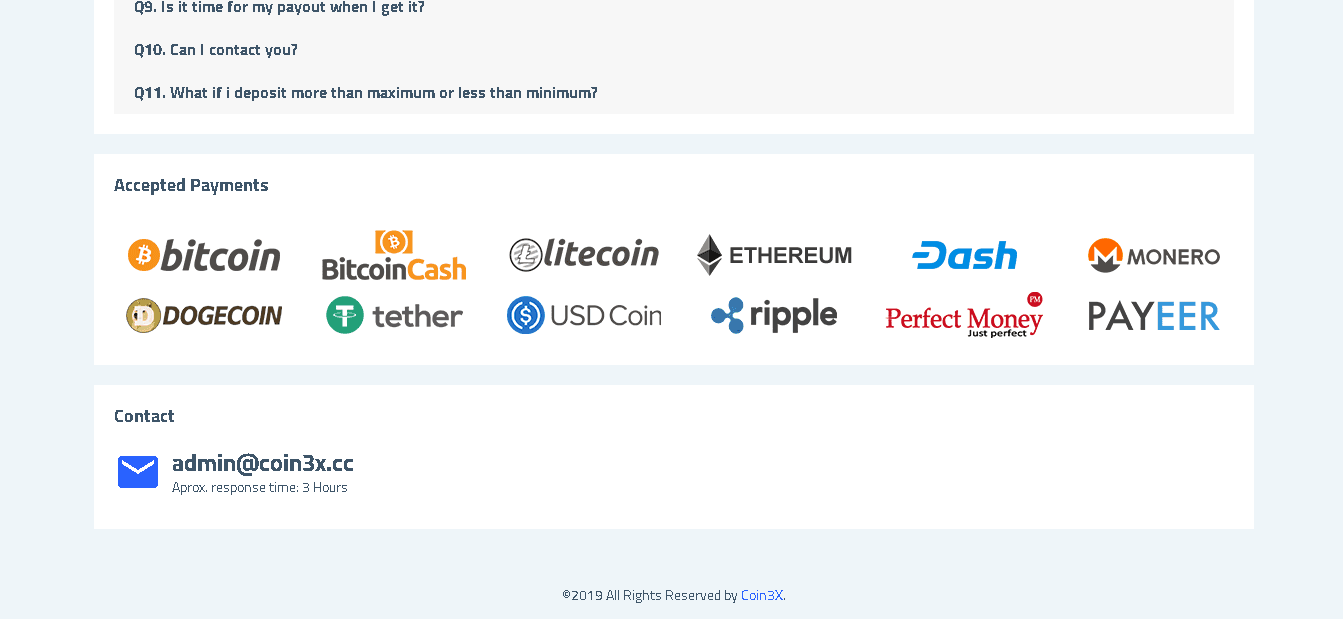 Coin3X - Лохотрон