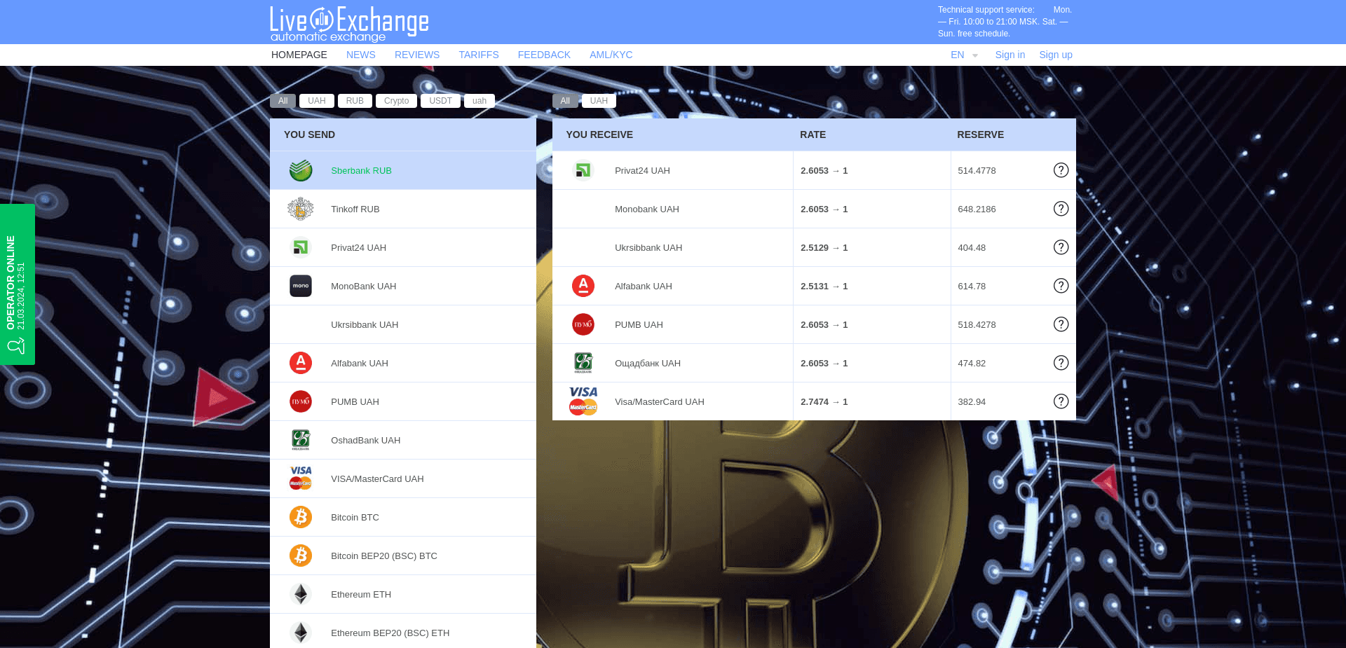 Screenshot for livex.pro - 0