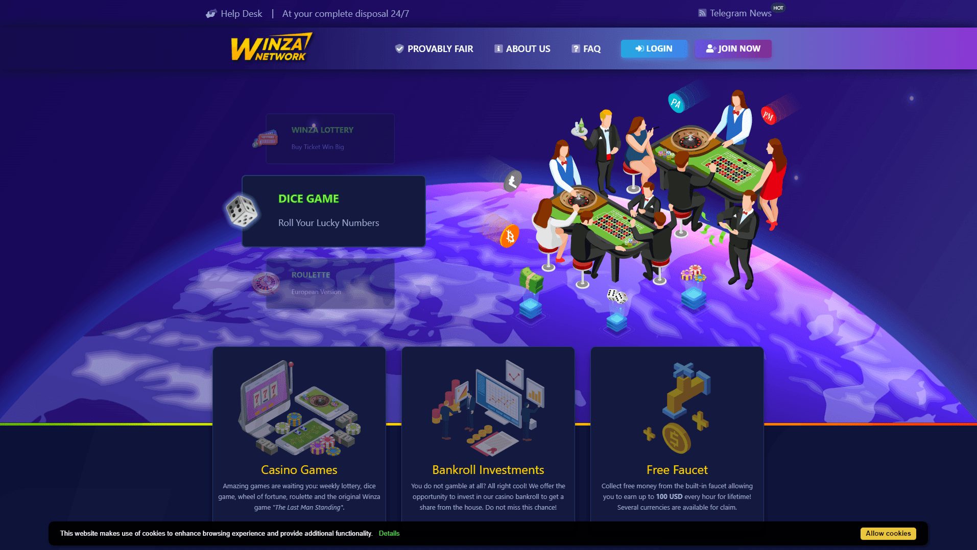 Winza - вся подробная информация о проекте