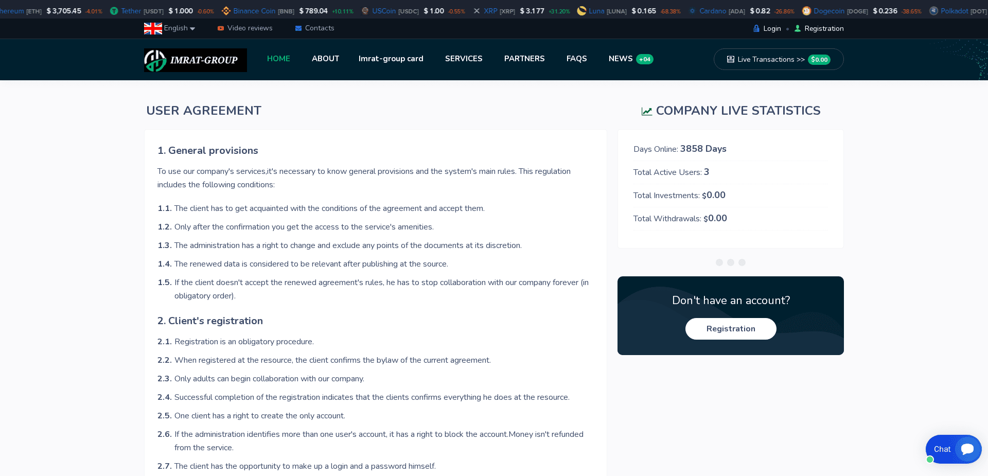 Screenshot for imrat-group.com - 2