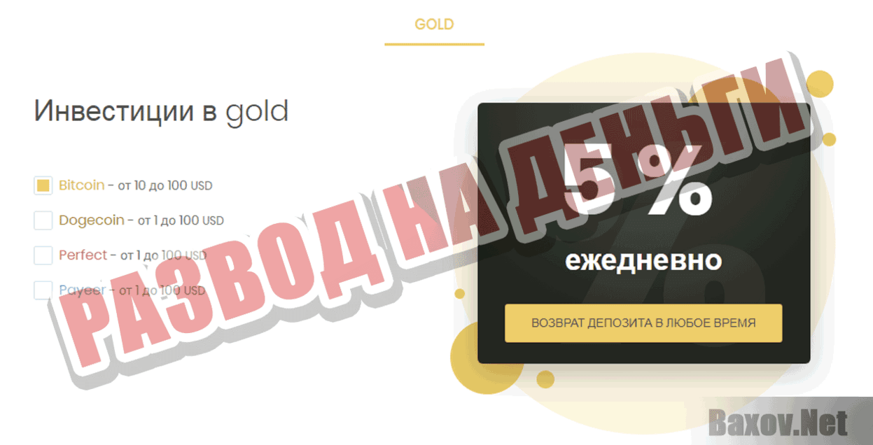 GINVEST LIMITED Развод на деньги