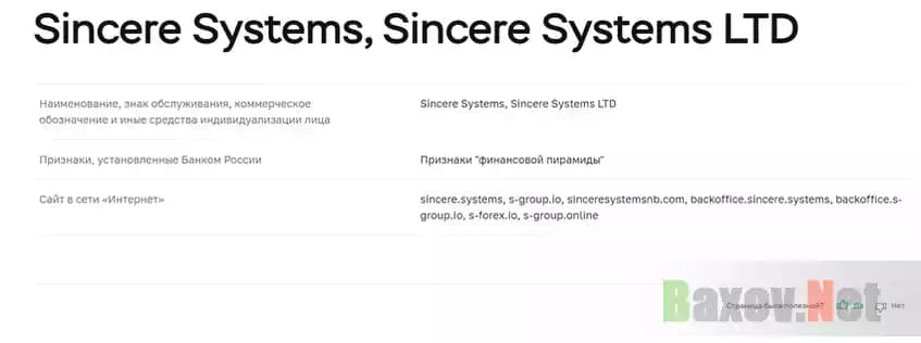 Чёрный список ЦБ РФ
