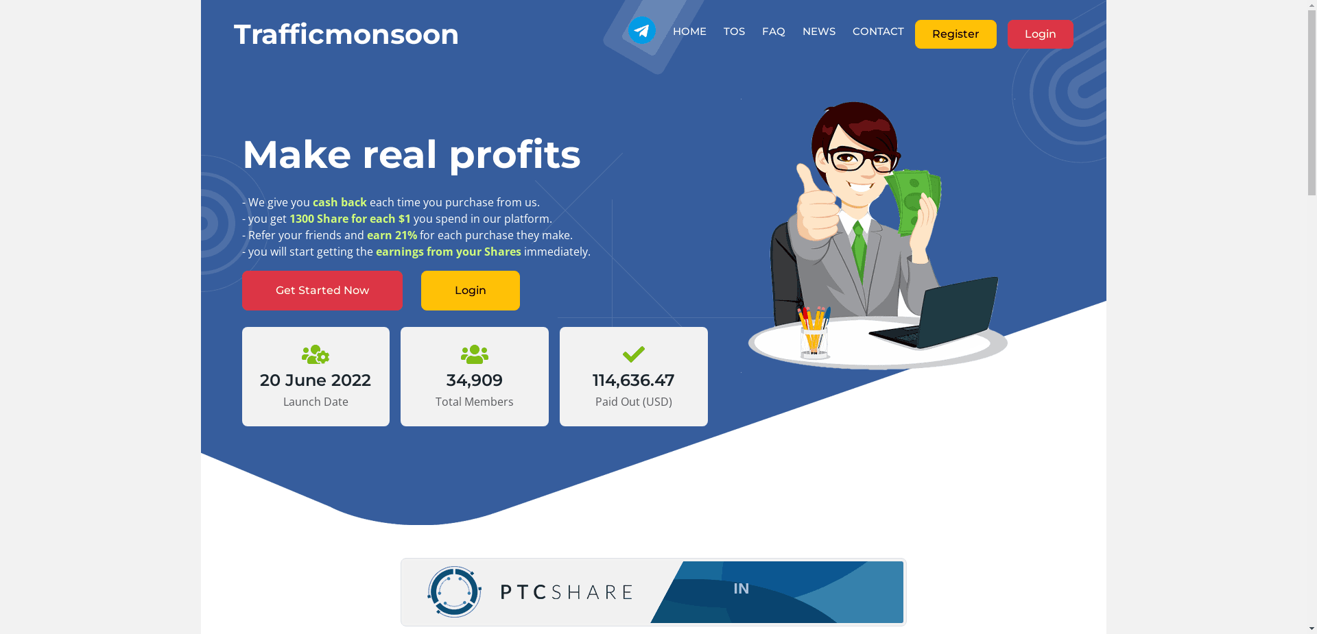 Trafficmonsoon отзывы и обзор. Развод, лохотрон или правда. Только честные и правдивые отзывы на Baxov.Net