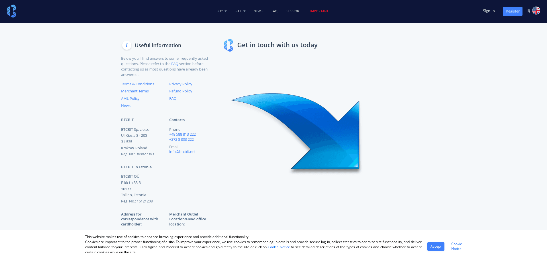 Screenshot for btcbit.net - 2