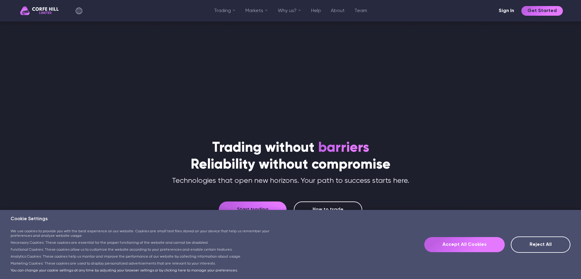 Screenshot for cabinet.corfehill-limited.com - 0