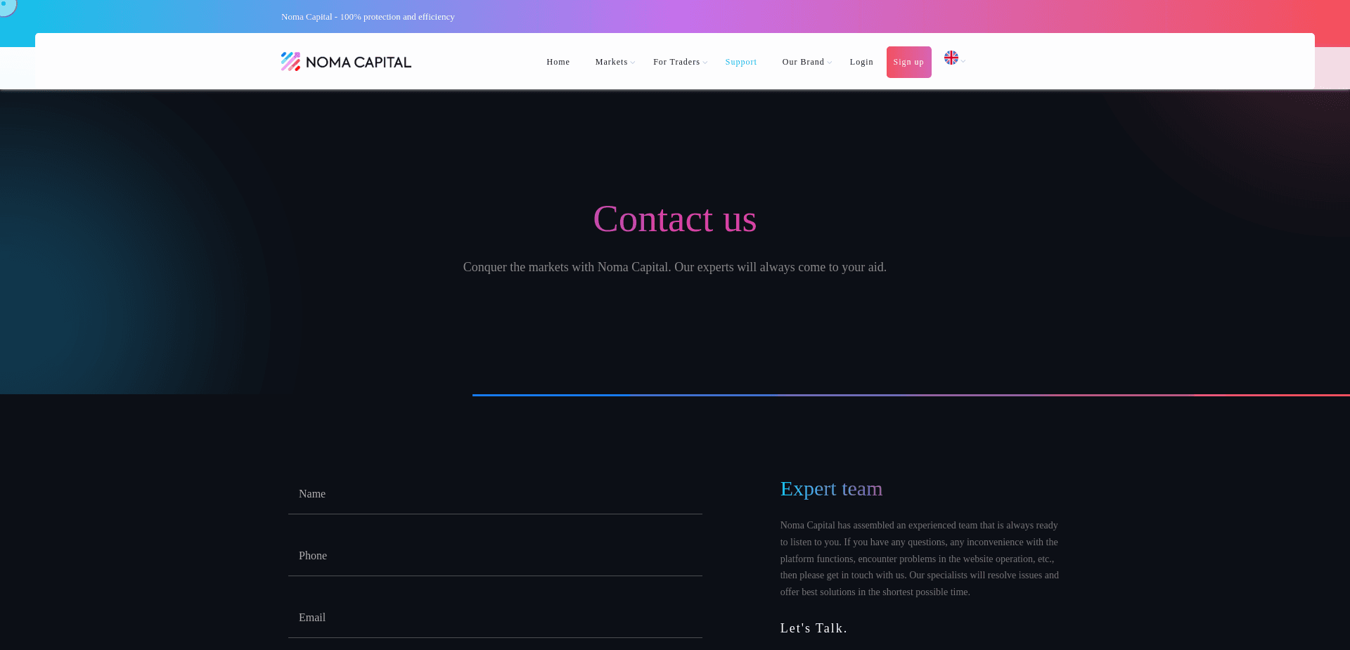 Screenshot for nomacapital.pro - 3