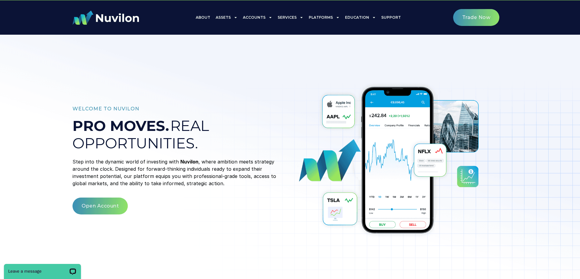 Screenshot for nuvilon.com - 1