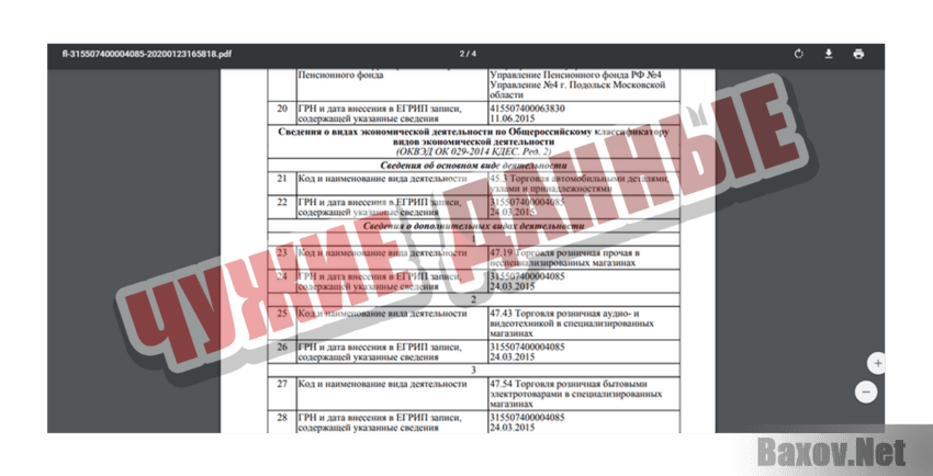 VideoMaster Чужие данные