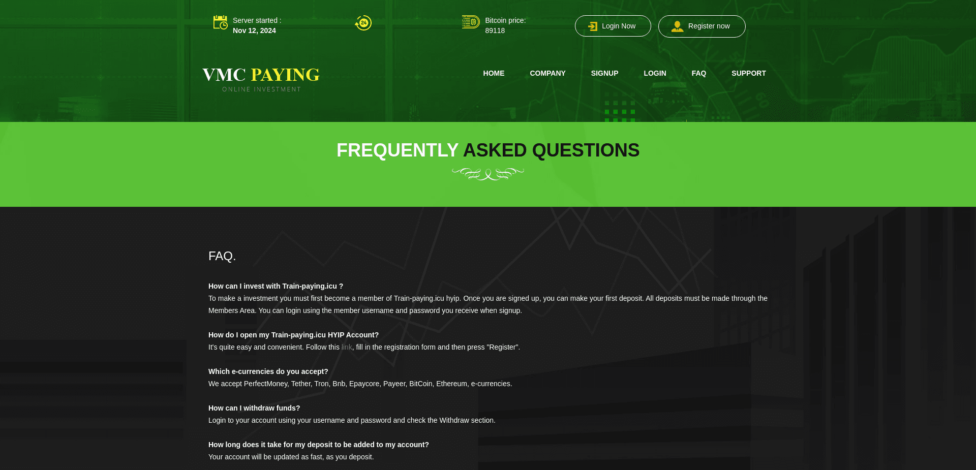 Screenshot for train-paying.icu - 1