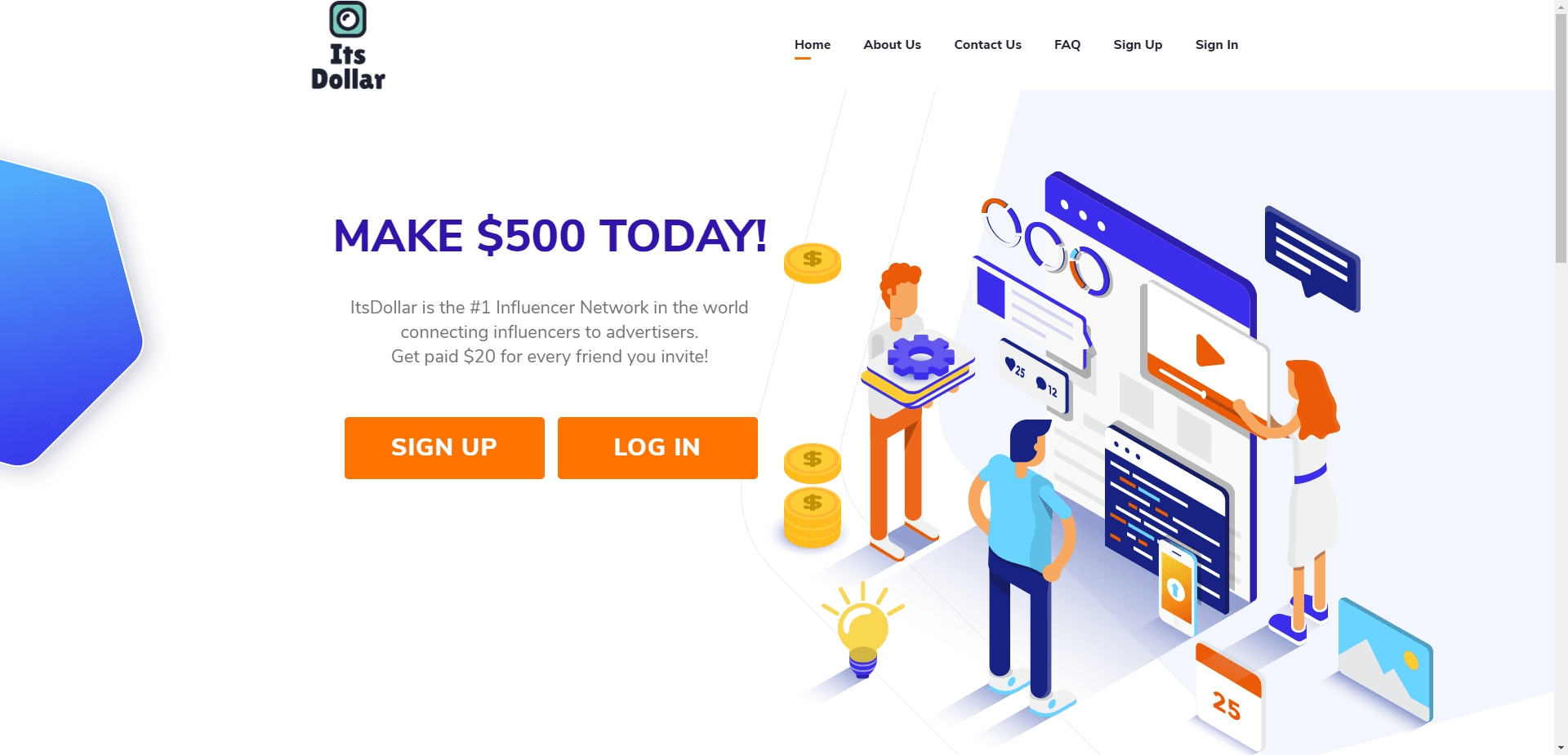 Itsdollar отзывы и обзор. Развод, лохотрон или правда. Только честные и правдивые отзывы на Baxov.Net