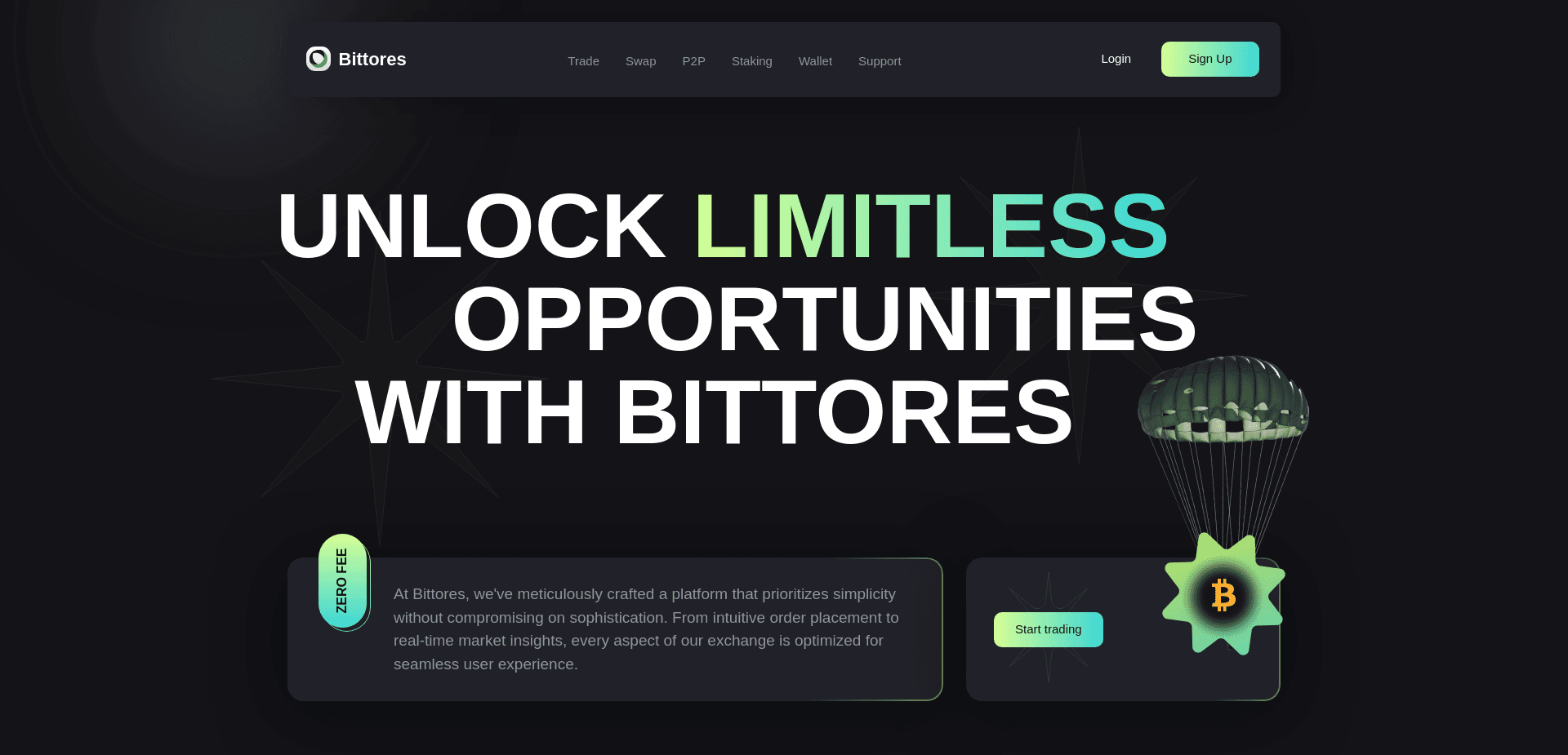Screenshot for bittores.com - 1