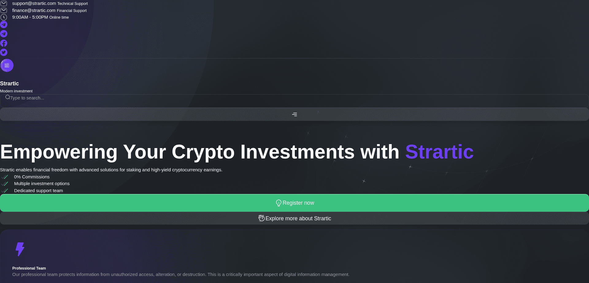 Screenshot for strartic.com - 0