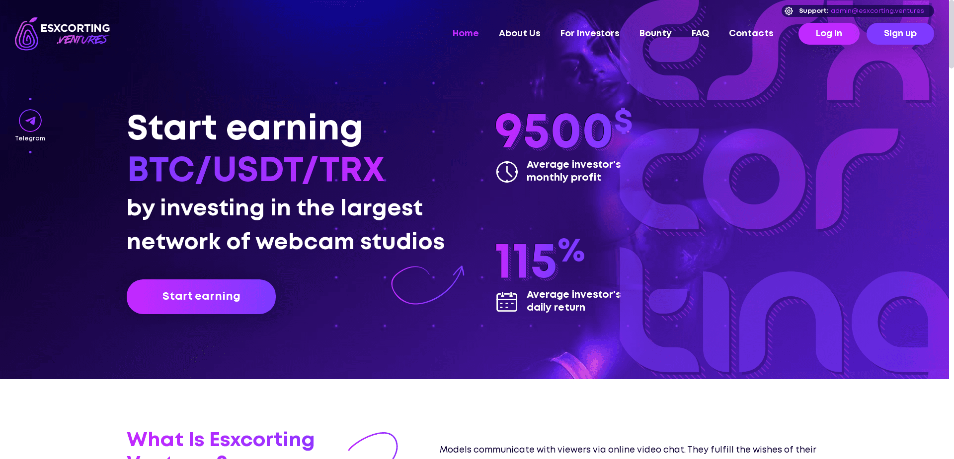 Esxcorting Ventures отзывы и обзор. Развод, лохотрон или правда. Только честные и правдивые отзывы на Baxov.Net