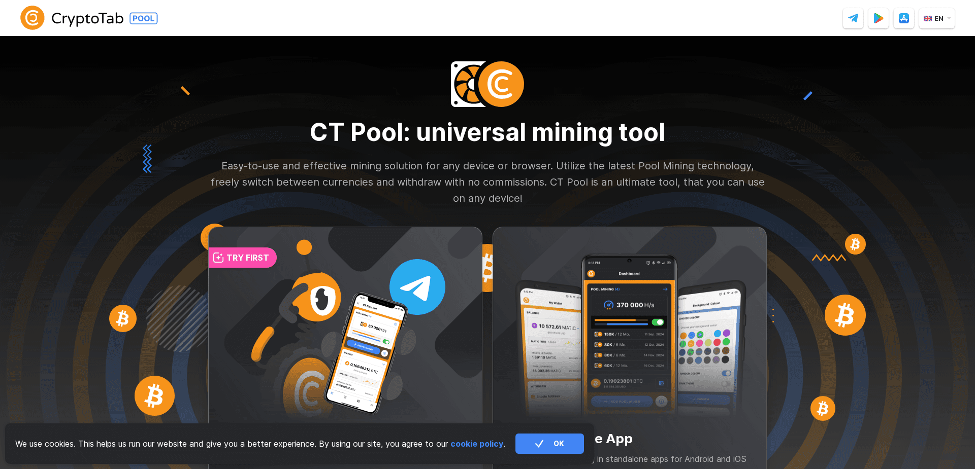 Screenshot for ctpool.net - 0