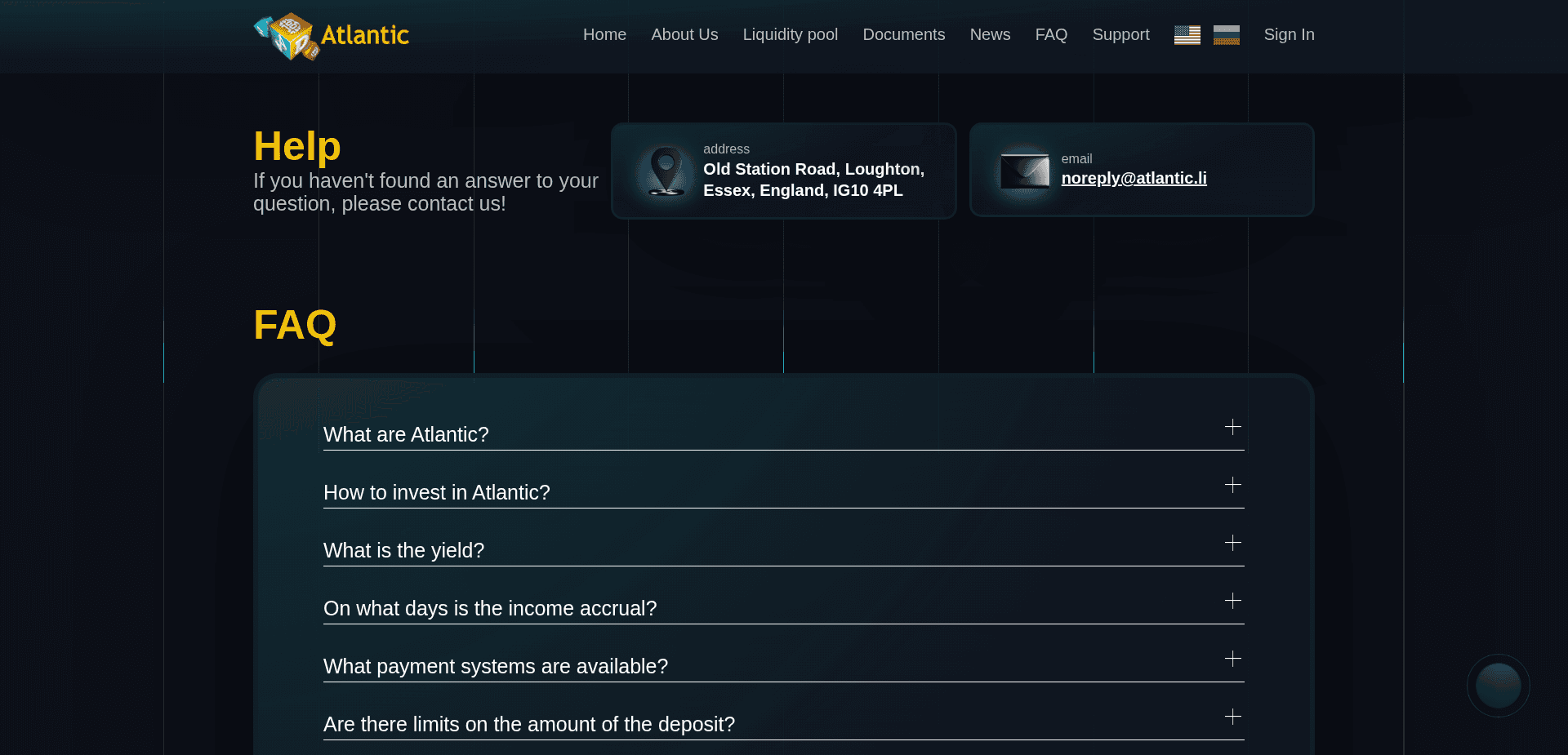 Screenshot for atlantic.li - 3