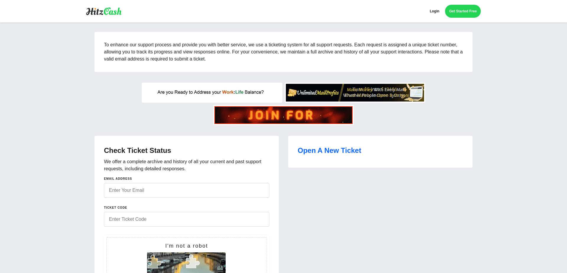 Screenshot for hitzcash.com - 0