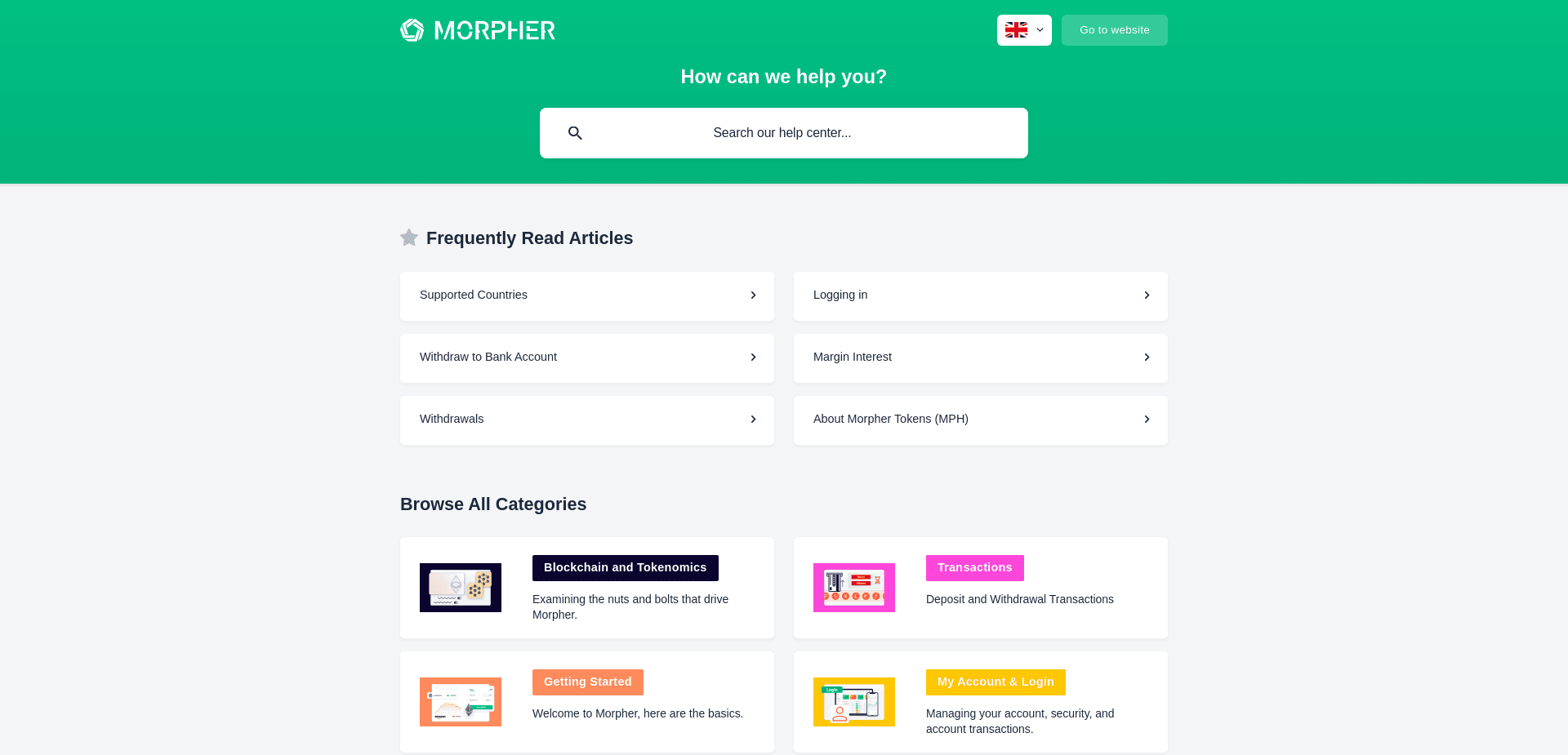 Screenshot for morpher.com - 0
