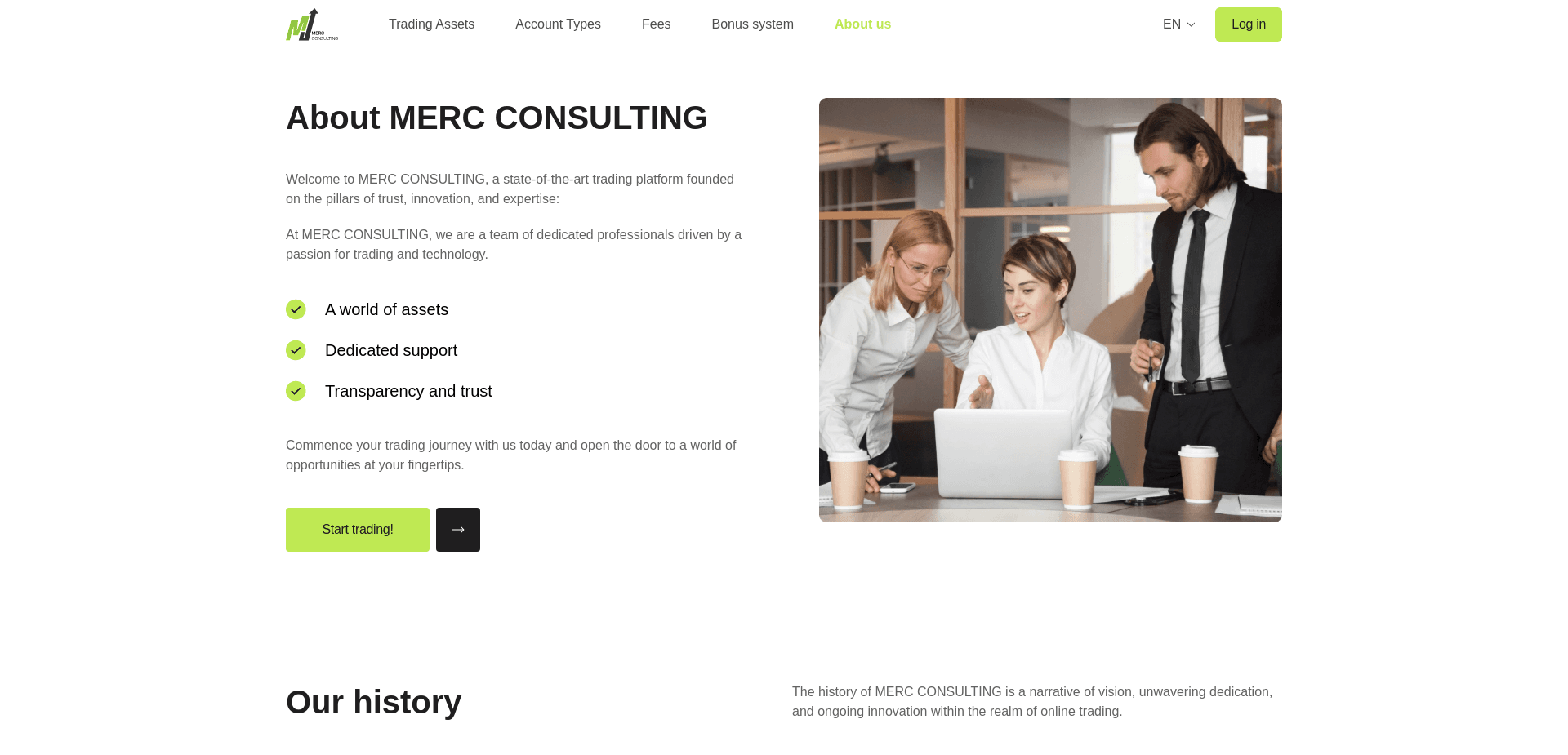 Screenshot for merc-consulting.org - 0