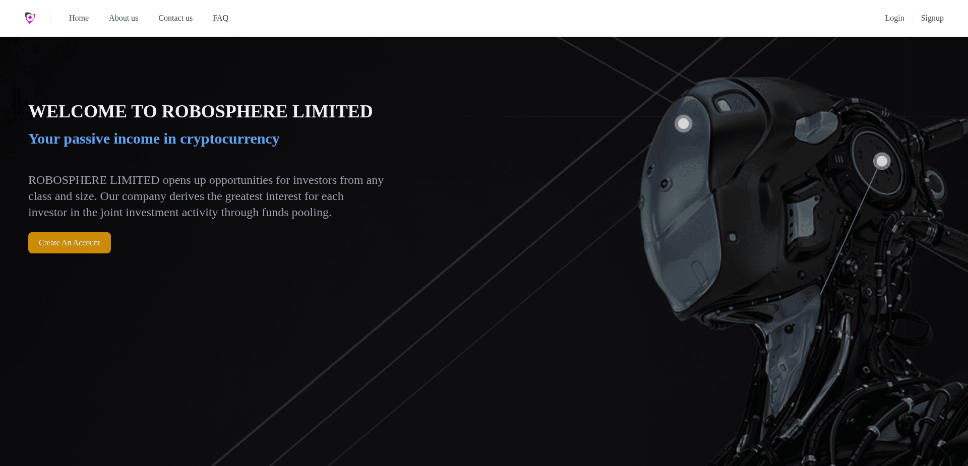 Screenshot for robosphere.online - 0