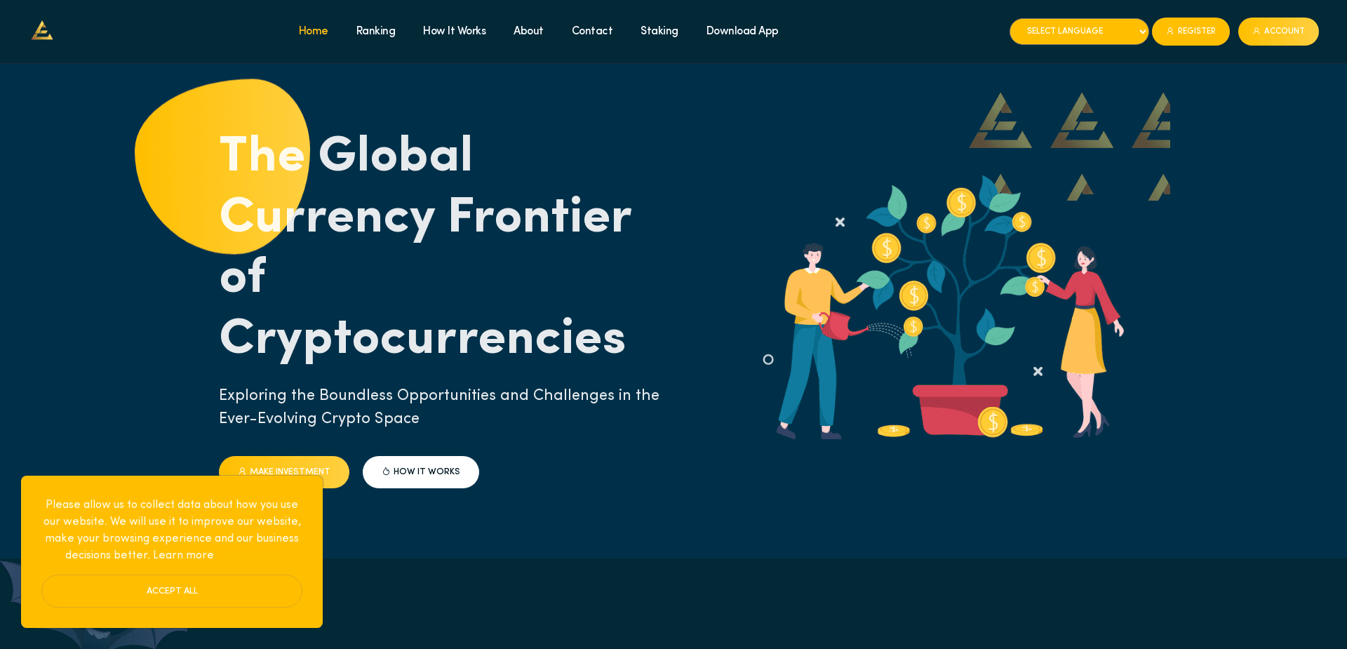 Screenshot for exonumiacoin.live - 1