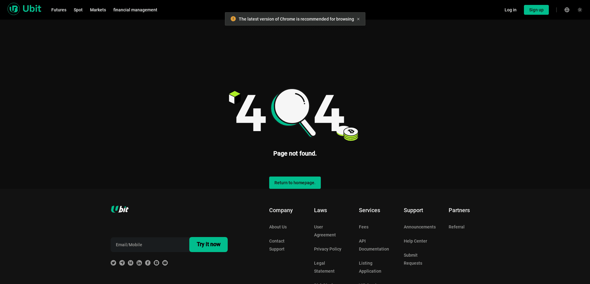 Screenshot for ubit.cash - 1