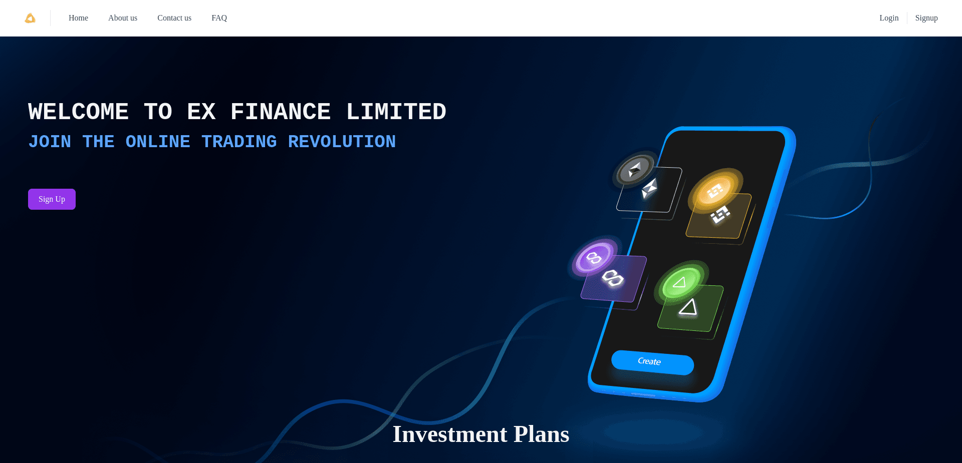 Screenshot for exfinance.online - 1