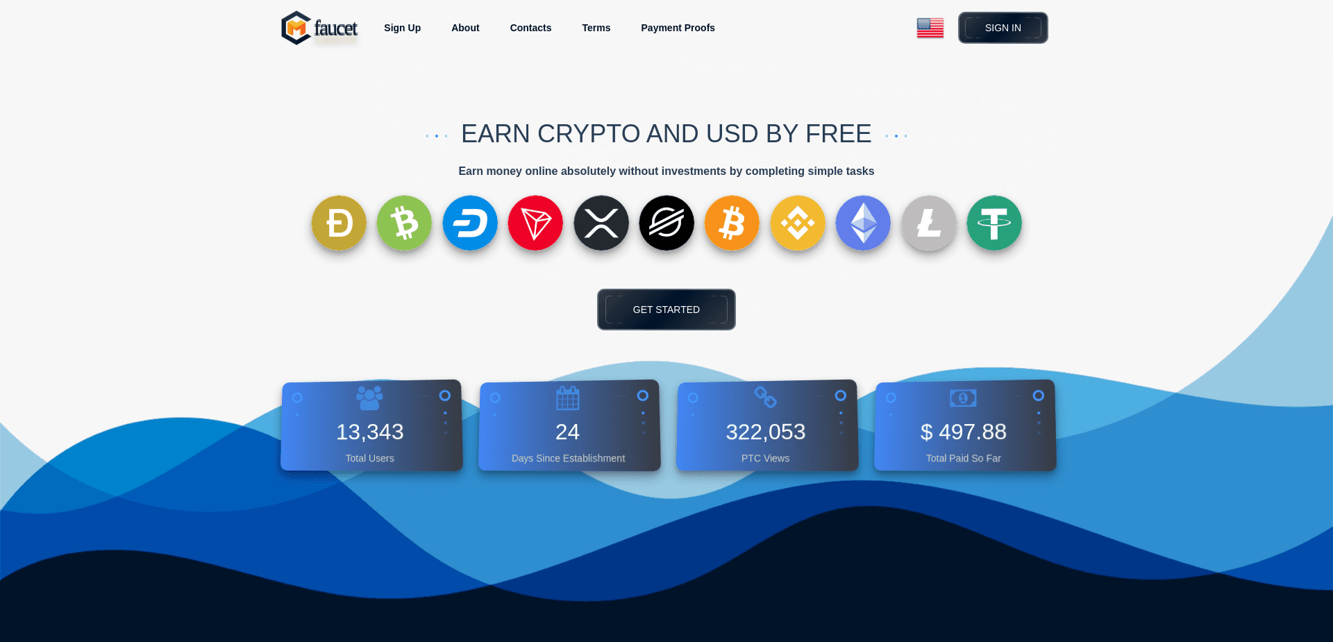 Screenshot for m-faucet.com - 0