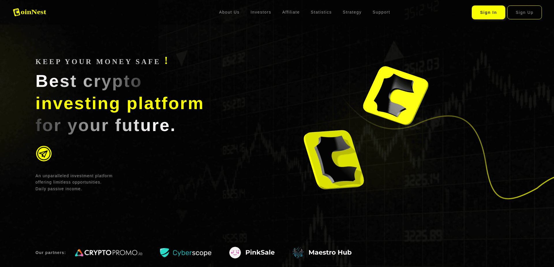 Screenshot for coinnest.trade - 0