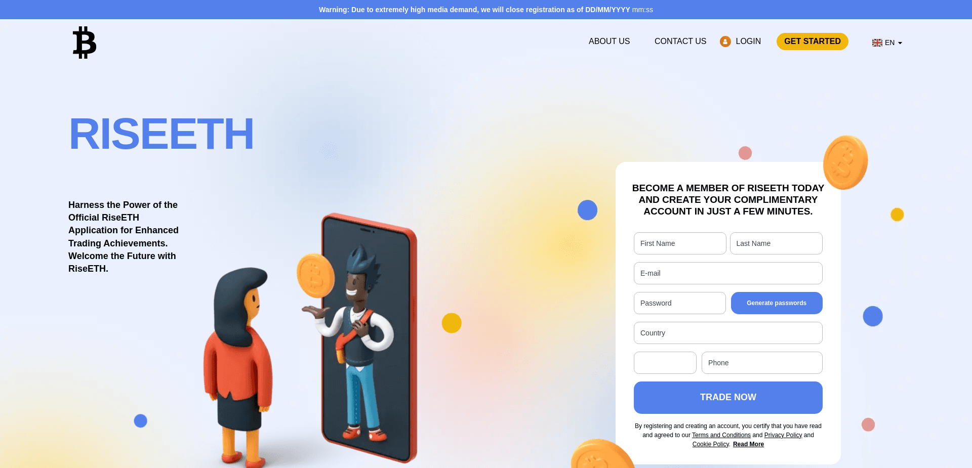 Screenshot for riseethengine.com - 1